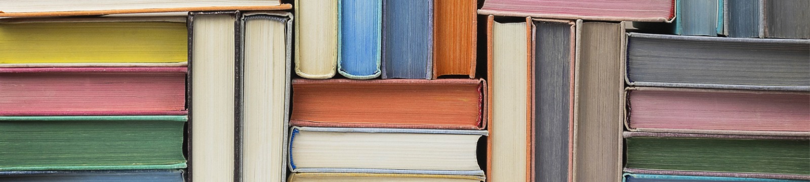 close up of books