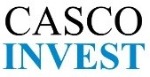 Text saying Casco Invest. Investing made easy. With as little as $10.